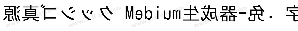 源真ゴシック Medium生成器字体转换